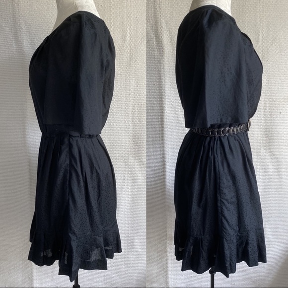 3.1 Phillip Lim S Prairie Print Dress Ditsy Floral Black Print - Picture 7 of 8